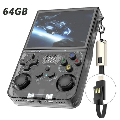 R36XX Retro Game Console Mini Pocket Handheld Game Player 3.5'' IPS Portable Game Consola 128GB Linux