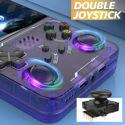 R36XX Retro Game Console Mini Pocket Handheld Game Player 3.5'' IPS Portable Game Consola 128GB Linux